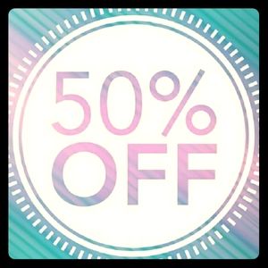 SPRING CLEANING! 50% OFF EVERYTHING!